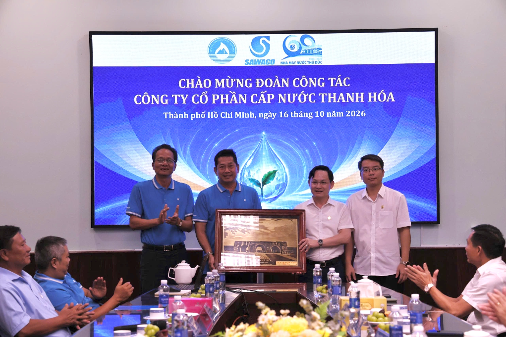 Cấp nước Thanh Hóa thăm Nhà máy nước Thủ Đức – Kết nối kinh nghiệm, lan tỏa giá trị ngành nước