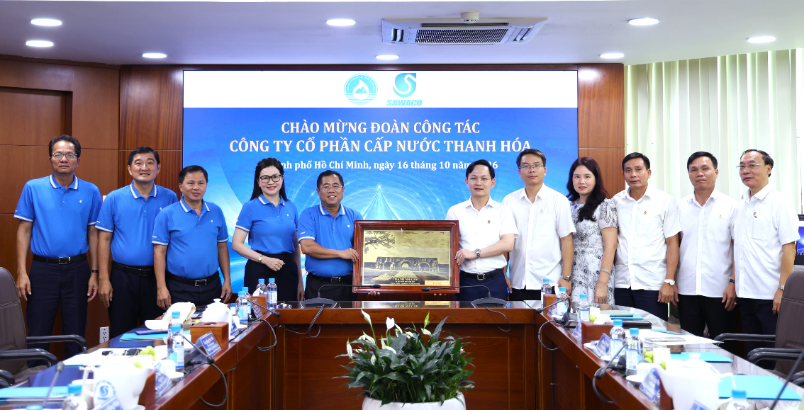 Nâng cao chất lượng dịch vụ từ hạ tầng số: SAWACO chia sẻ kinh nghiệm chuyển đổi số cùng Công ty cổ phần Cấp nước Thanh Hóa